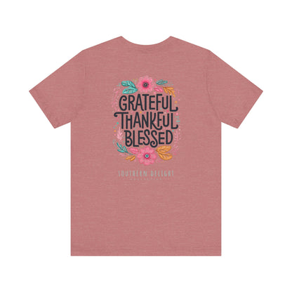 Grateful Thankful Blessed T-Shirt