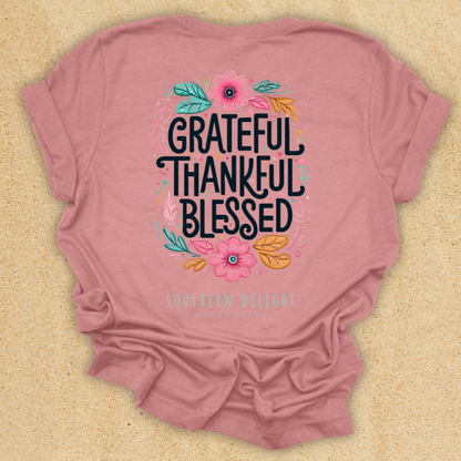 Grateful Thankful Blessed T-Shirt