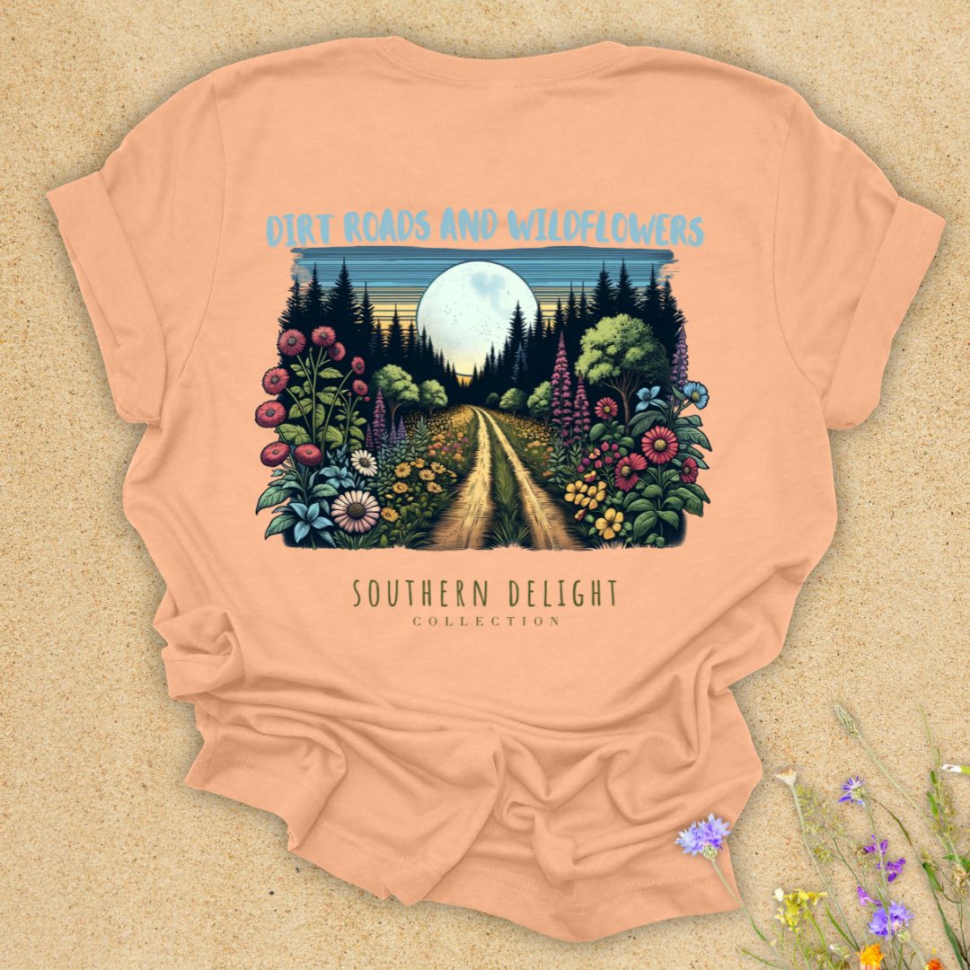 Dirt Roads and Wildflowers T-Shirt