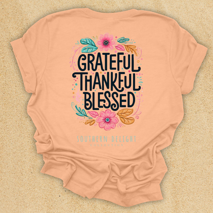 Grateful Thankful Blessed T-Shirt