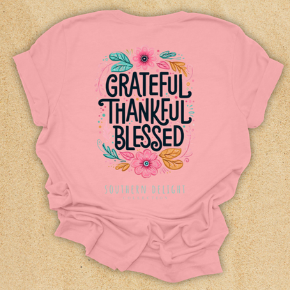 Grateful Thankful Blessed T-Shirt